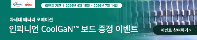 DABO 인피니언 CoolGaN 보드 증정 이벤트 배너
