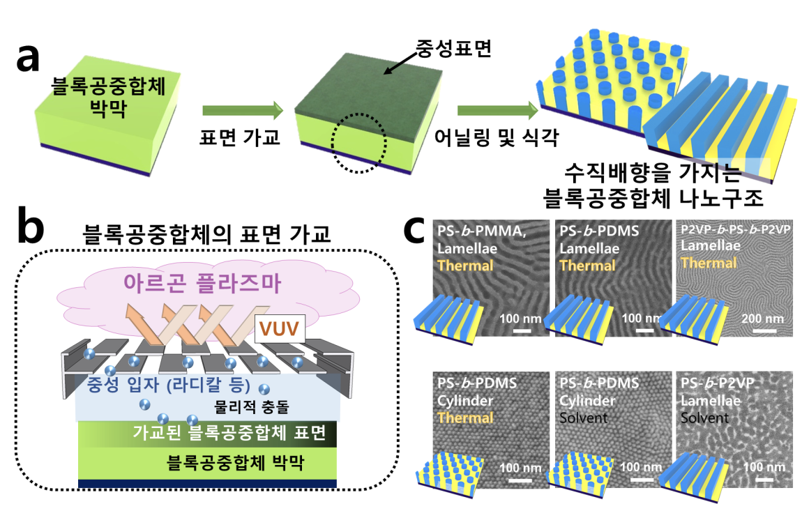 나노 패터닝 기술 모식도